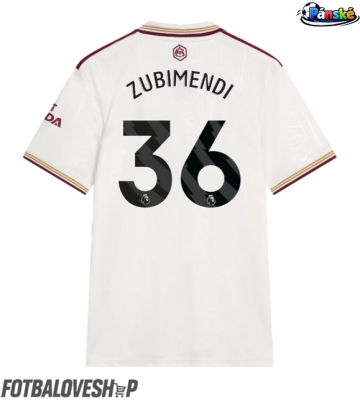 Arsenal Martin Zubimendi #36 Alternativní Dres 2025-26 Krátký Rukáv